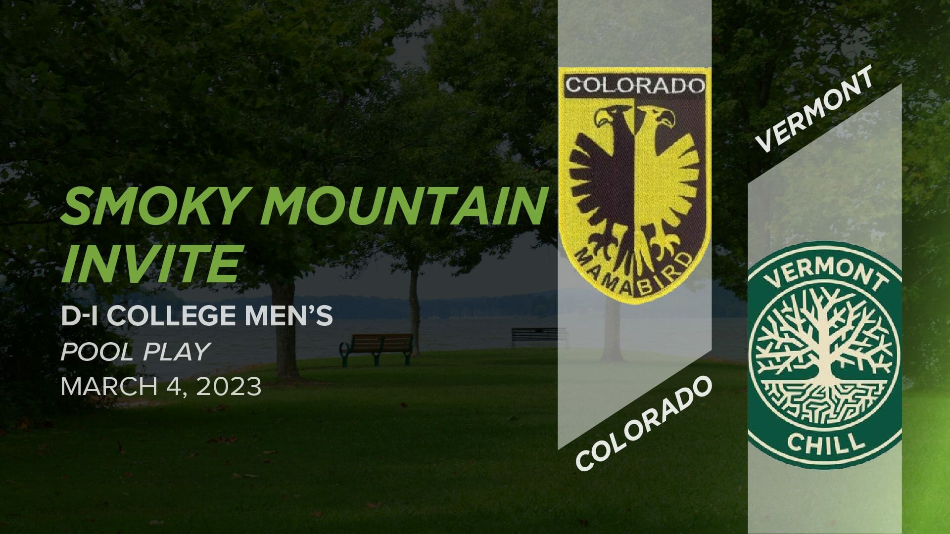 Colorado vs. Vermont (Men's Pool Play) 2023 Smoky Mountain Invite (D