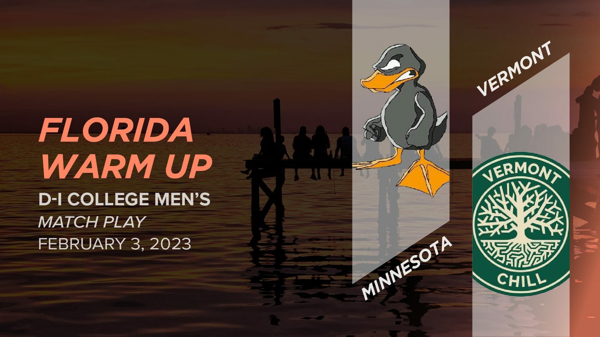 Minnesota vs. Vermont (Men's Match Play) 2023 Florida Warm Up (DI