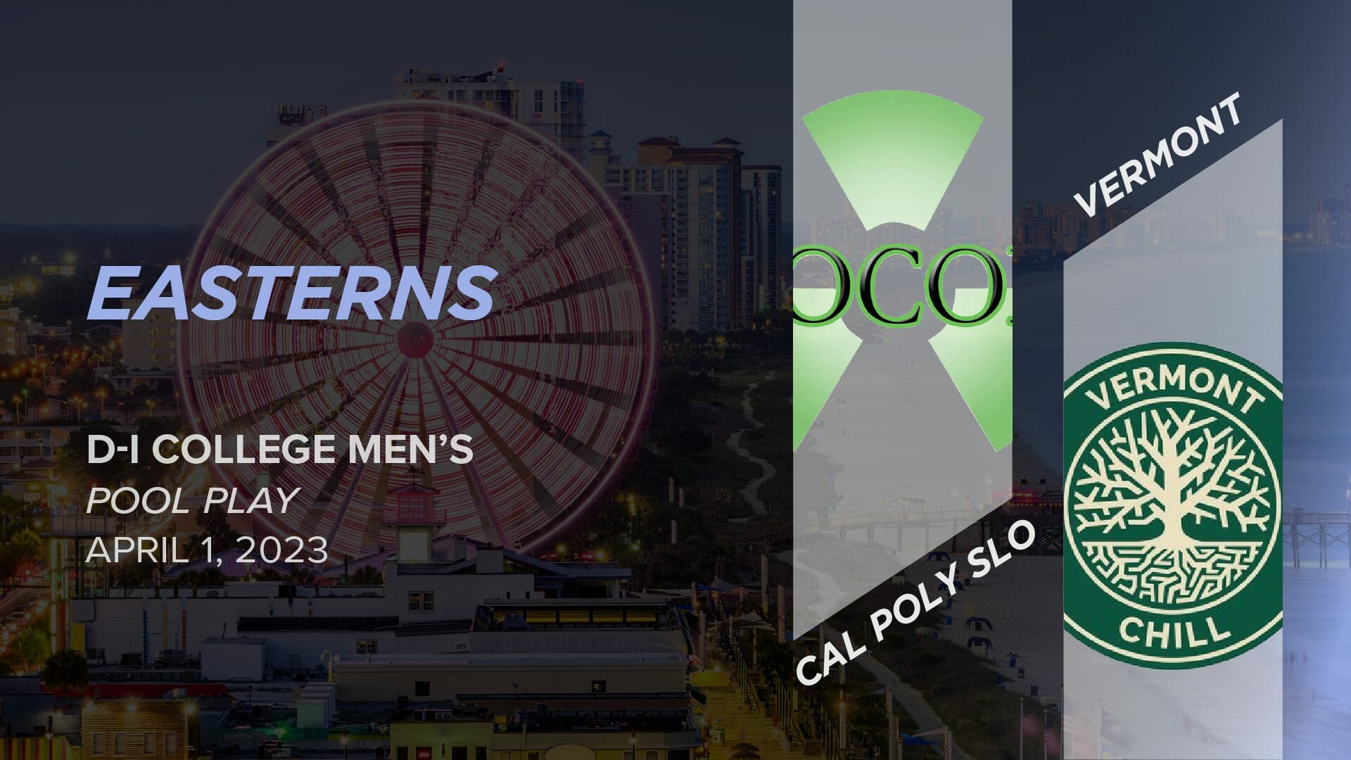 Cal Poly SLO vs. Vermont (Men's Pool Play) 2023 Easterns (DI Men's