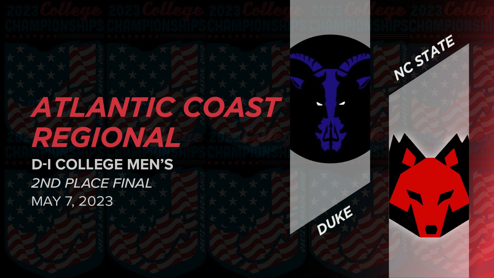 Duke vs. NC State (Men's 2nd Place Final) 2023 College Regionals (DI