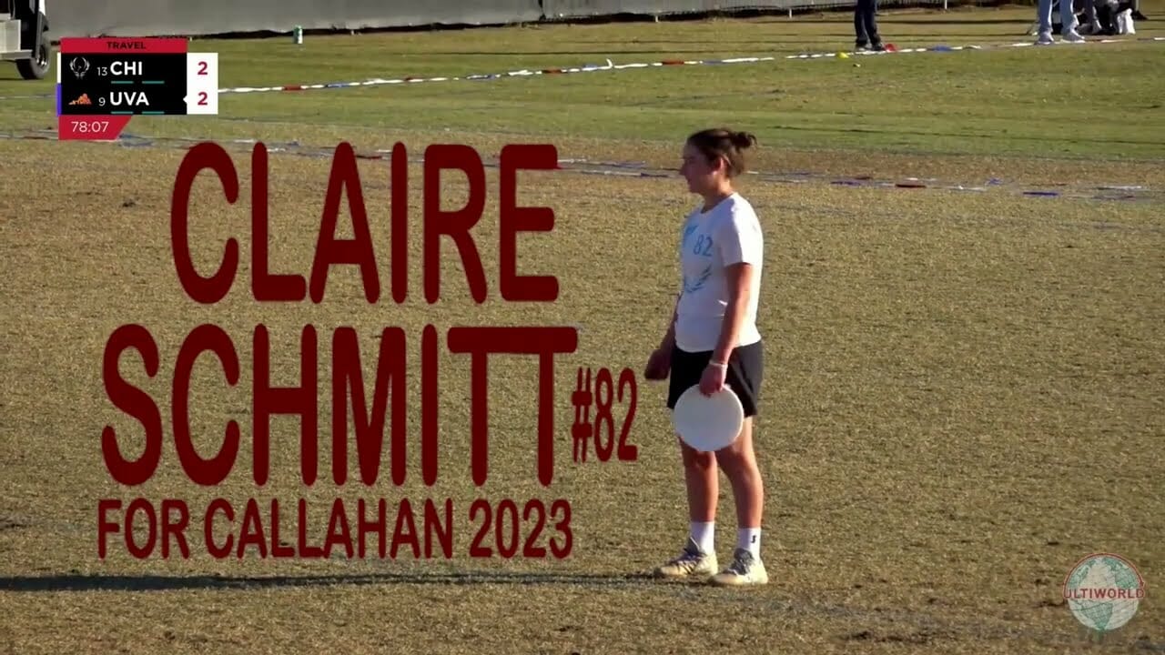 Chicago's Claire Schmitt for Callahan 2023 Livewire Ultiworld