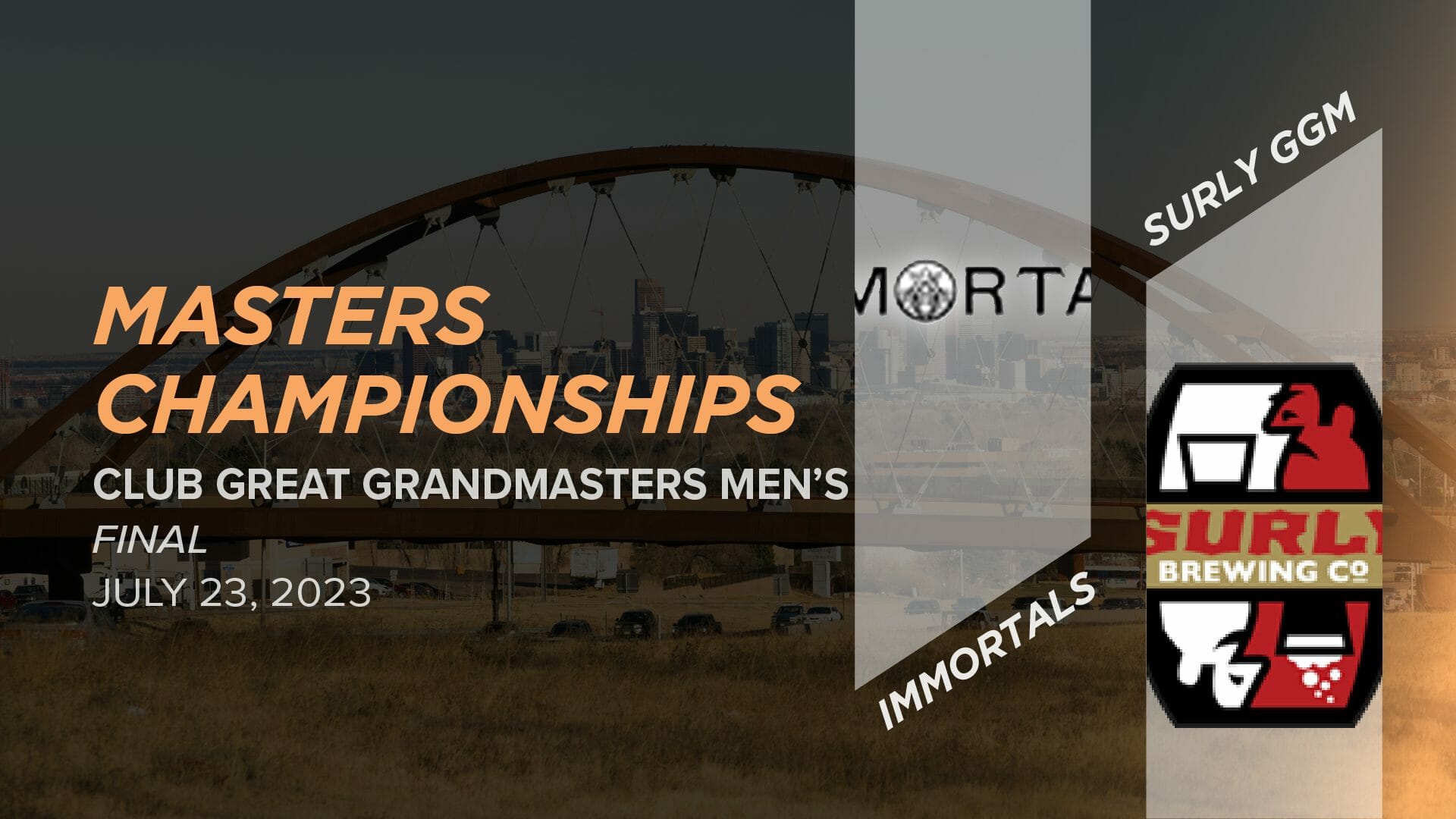 Surly GGM (USA) vs Relics (USA) - WMUCC 2022 - Open Great Grand Masters -  Finals 
