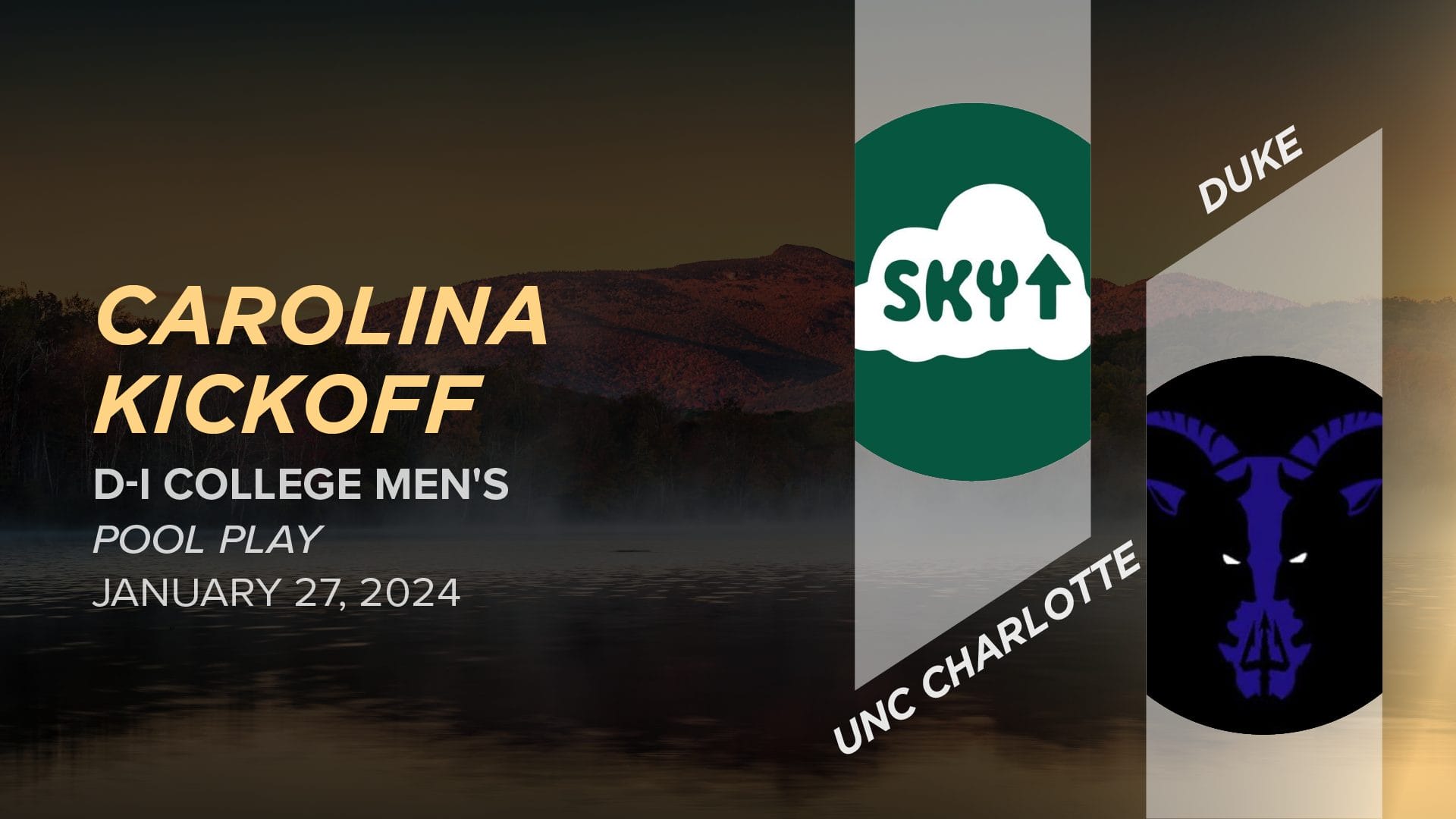 UNC Charlotte Vs Duke Men S Pool Play 2024 Carolina Kickoff D I   D1R2 UNCC Vs Duke 1 