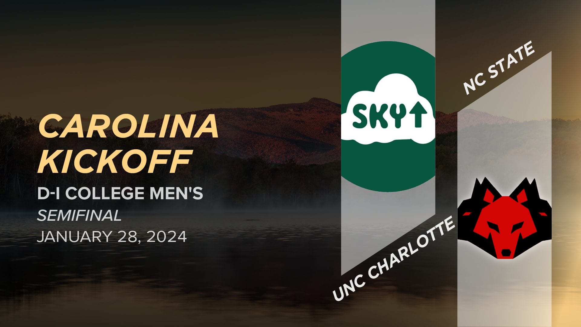 UNC Charlotte vs. NC State (Men's Semifinal) 2024 Carolina Kickoff (D