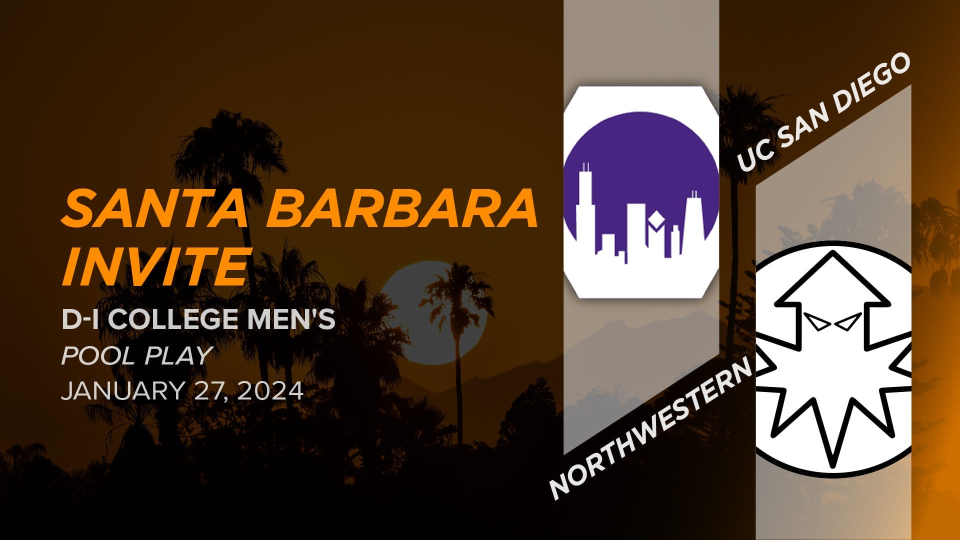 Northwestern vs. UC San Diego (Men's Pool Play) 2024 Santa Barbara