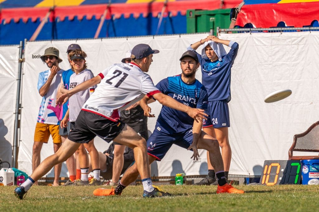 France's Ultimate frisbee national team player, Sacha Poitte-Sokolsky