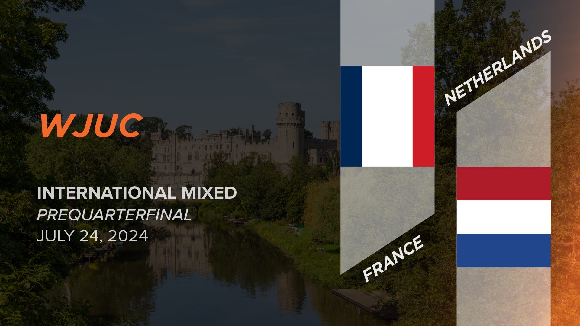 [AllAccess] France vs. Netherlands (Mixed Prequarterfinal) 2024 WFDF