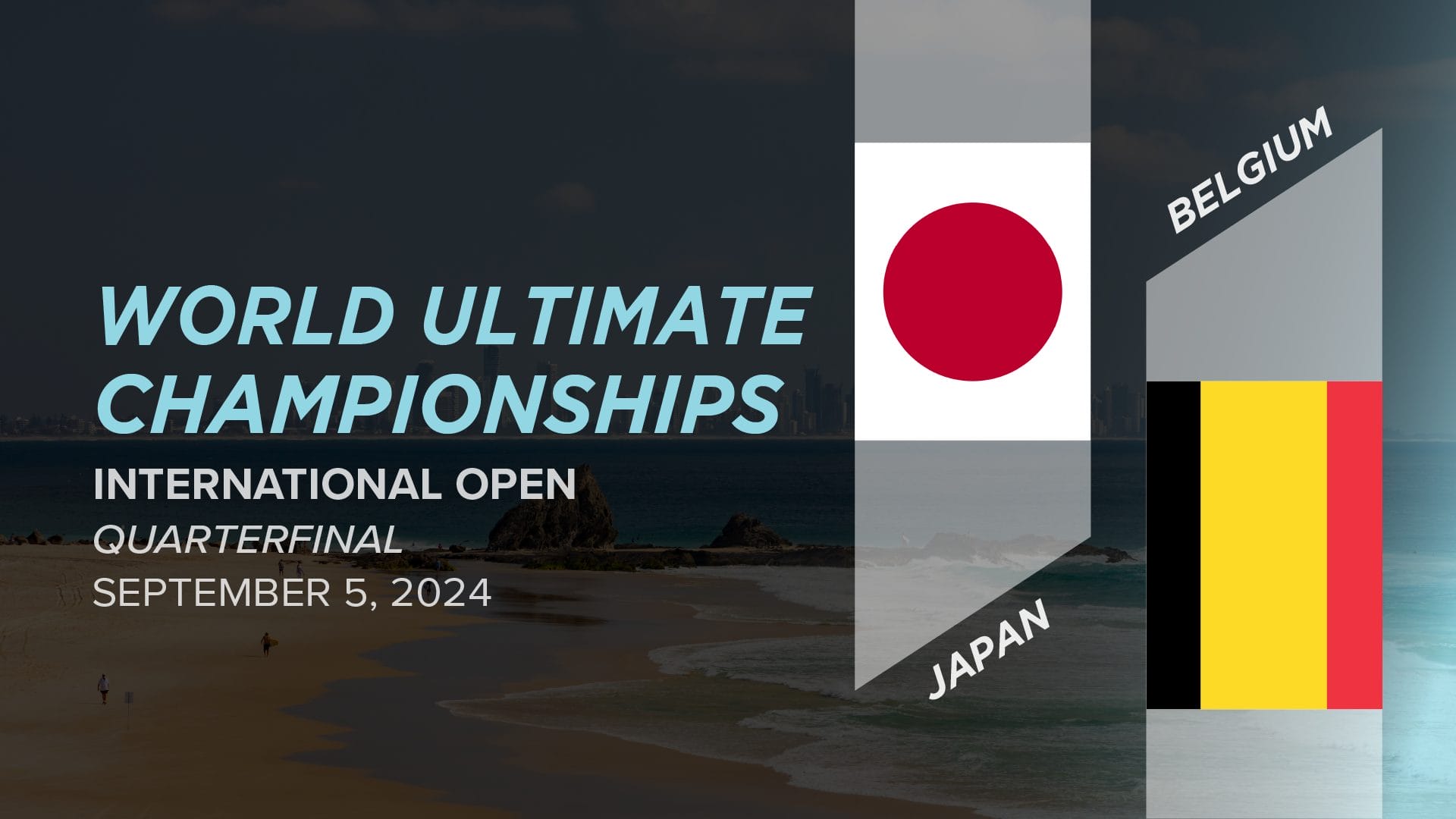 [Showcase] Japan vs. Belgium (Open Quarterfinal) 2024 World Ultimate