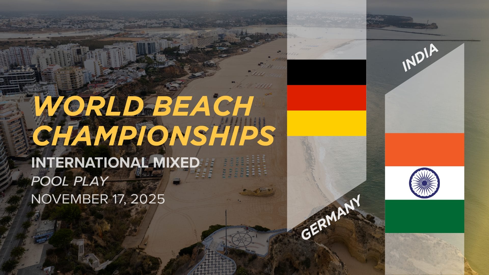 [Showcase] Germany vs. India (Mixed Pool Play) - 2025 World Beach ...