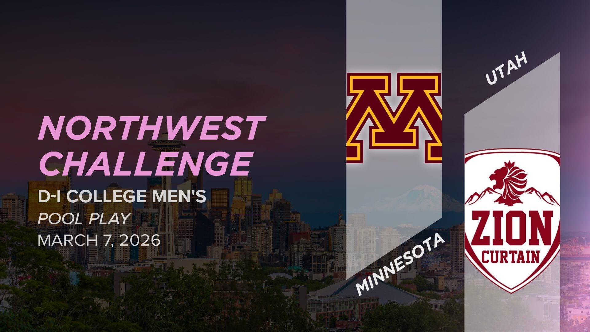 Minnesota vs. Utah (Men's Pool Play) - Northwest Challenge (Men's) 2026 ...