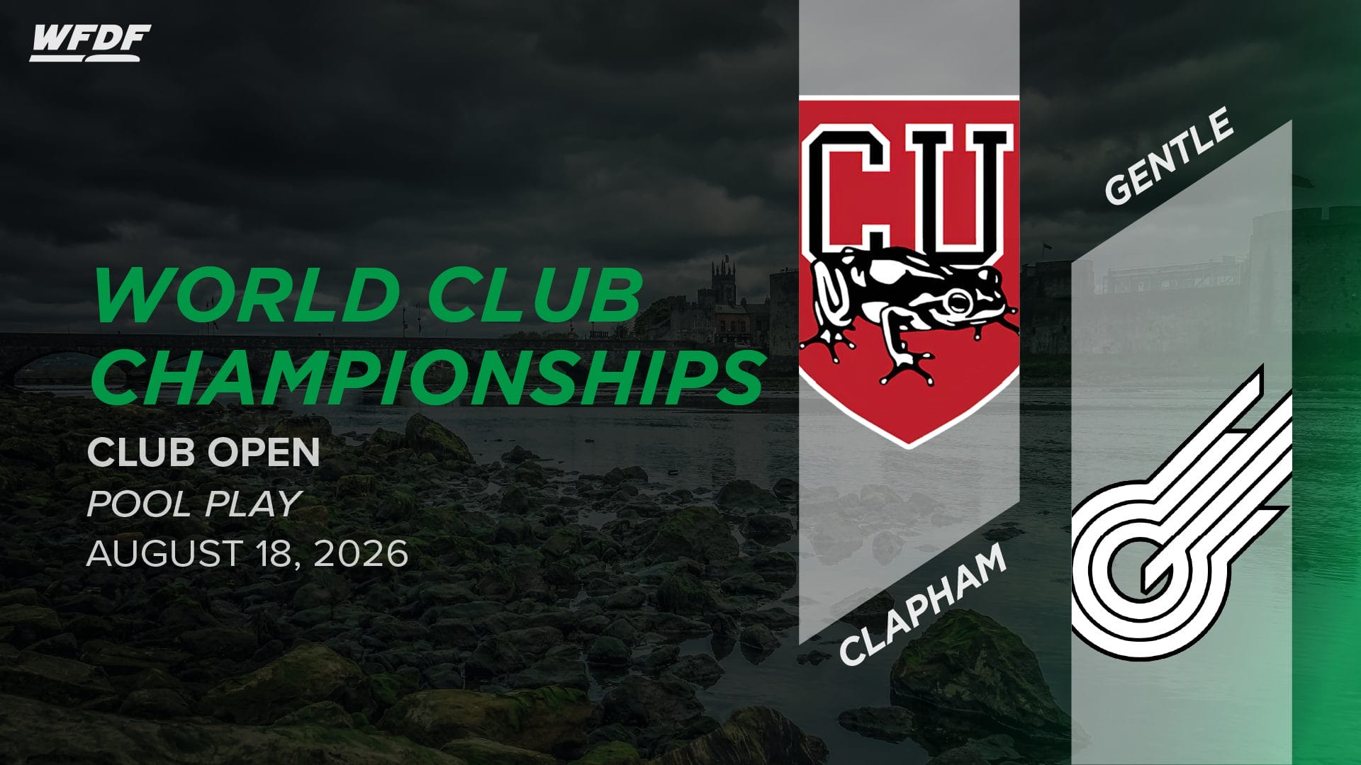 [Showcase] Clapham vs. Gentle (Open Pool Play) - World Ultimate Club ...